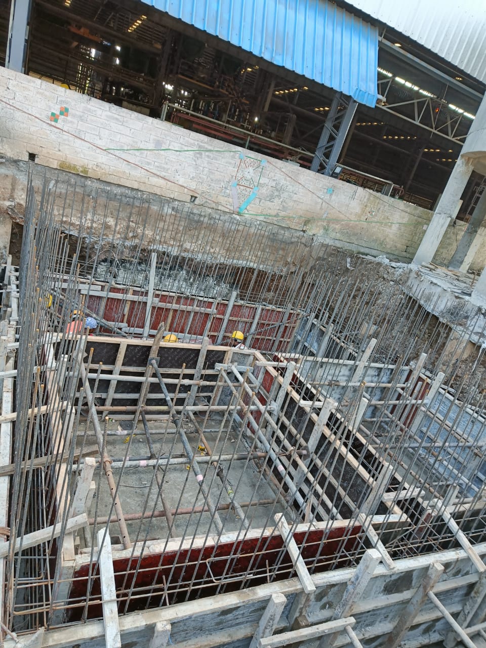 NASAI workmen on site